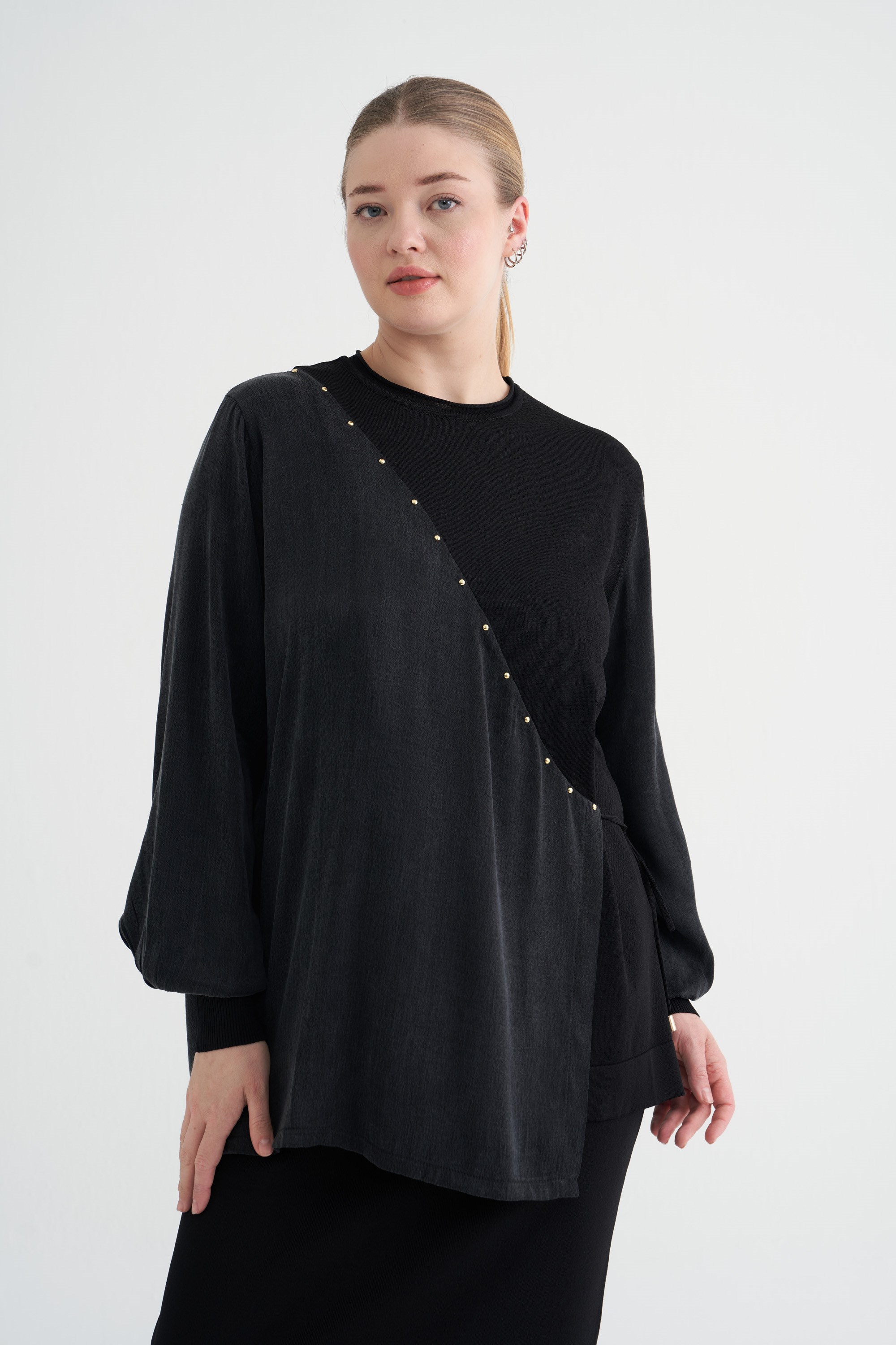 3122 KRUVAZE KUPRA TRİKO TUNİK