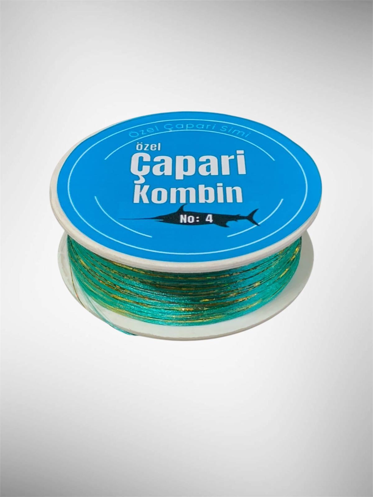Çapari Kombini - Acık Mavi Organze & Sarı Hologram