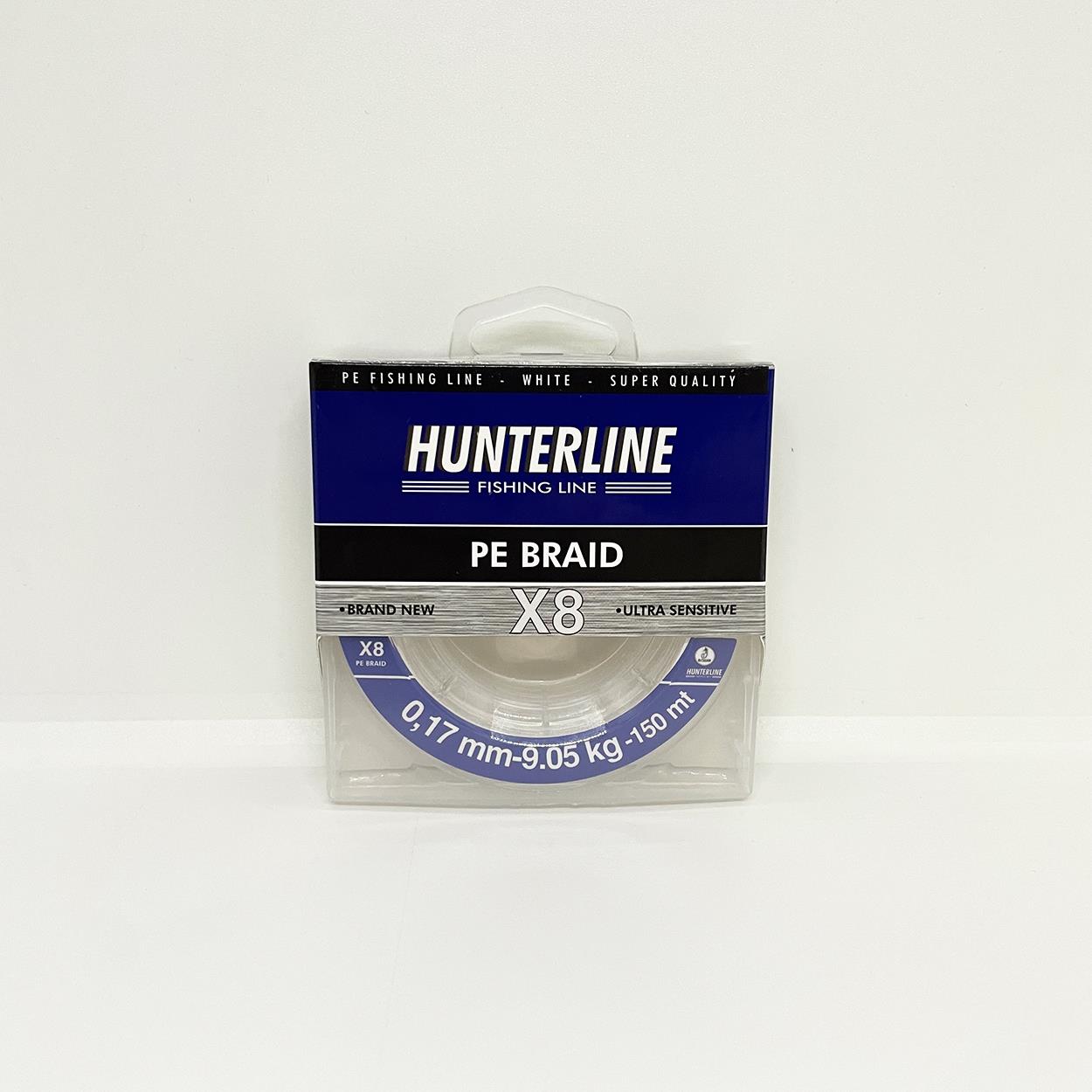 Hunterline Pe Braid x8 0,17mm İp Misina - 150 Mt