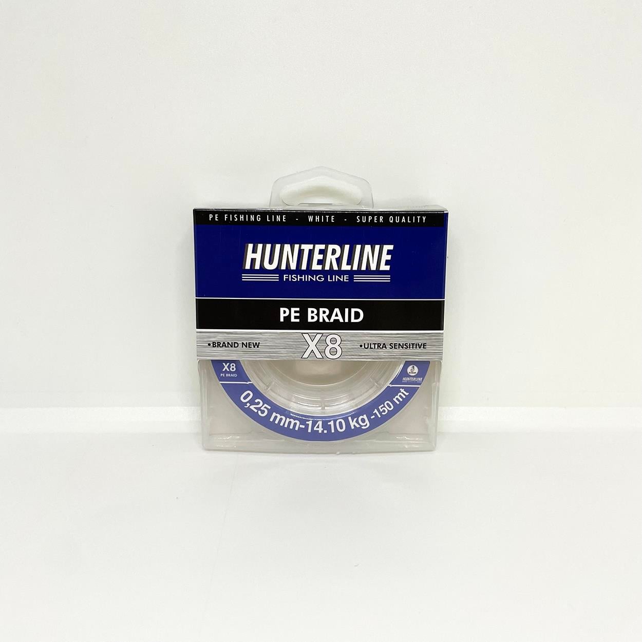 Hunterline Pe Braid x8 0,25mm İp Misina - 150 Mt