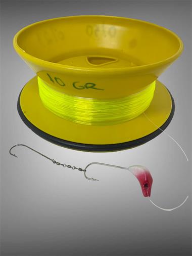 Glow Zokalı  Lüfer Takımı (10gr)(Floresan Sarı 1)