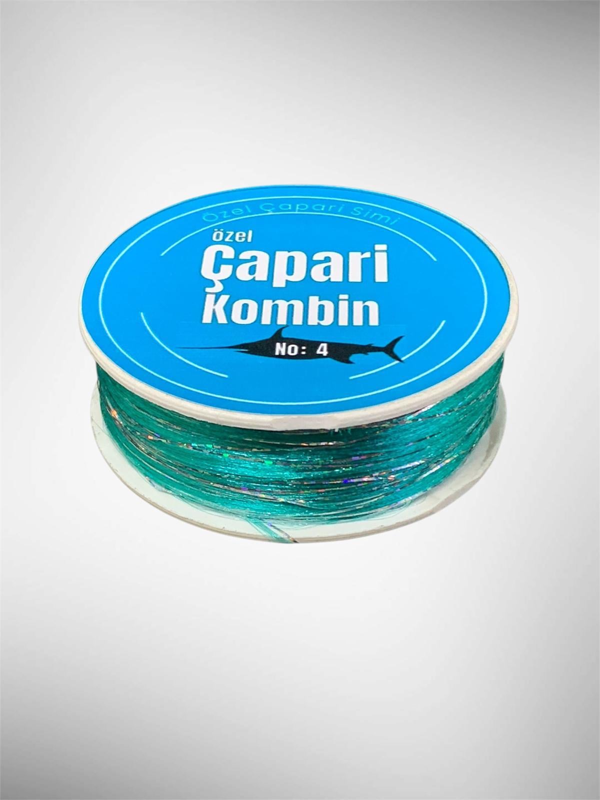 Çapari Kombini - Acık Mavi Organze & Beyaz Hologram