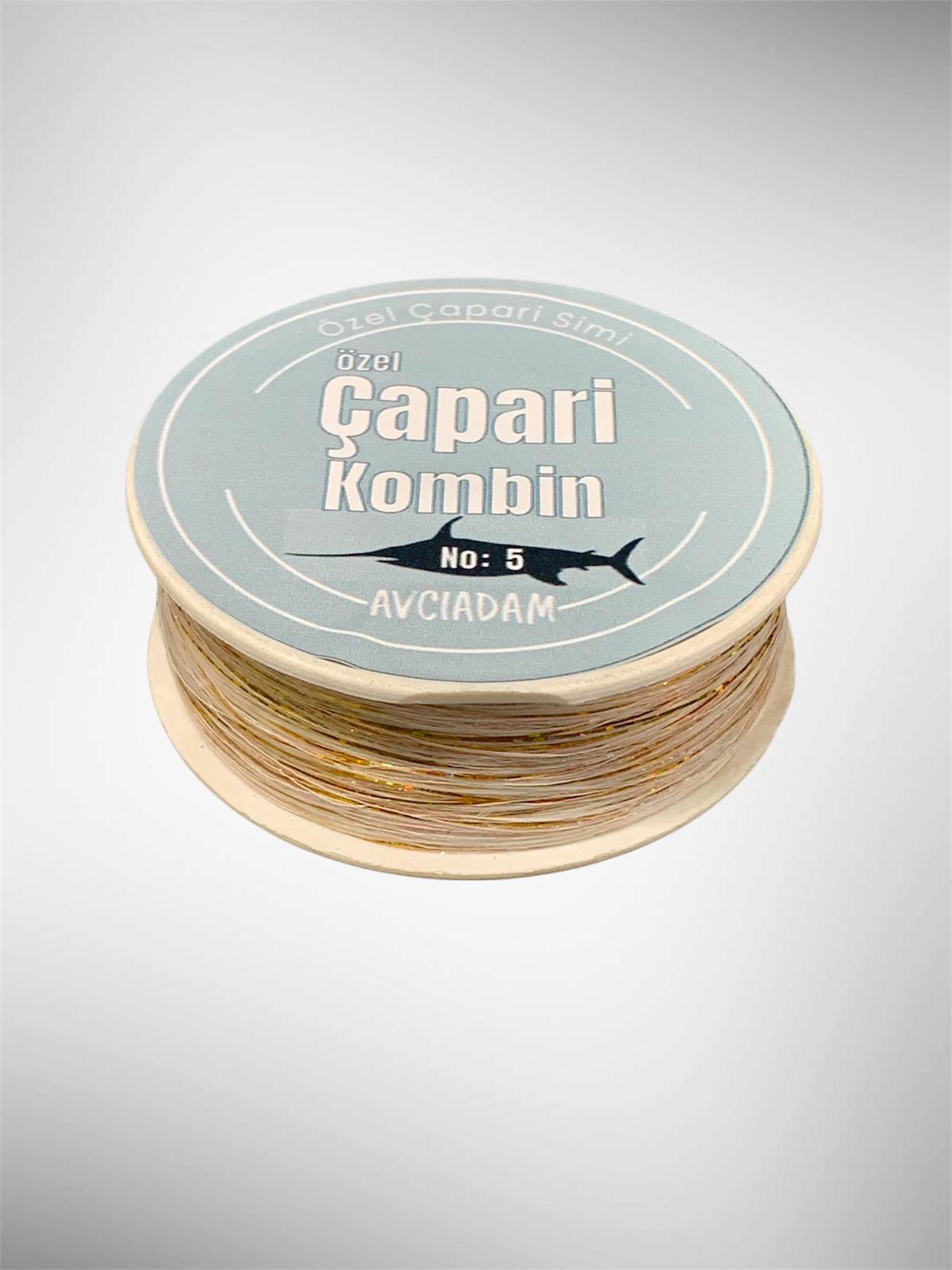 Çapari Kombini - Beyaz Organze & Sarı Hologram