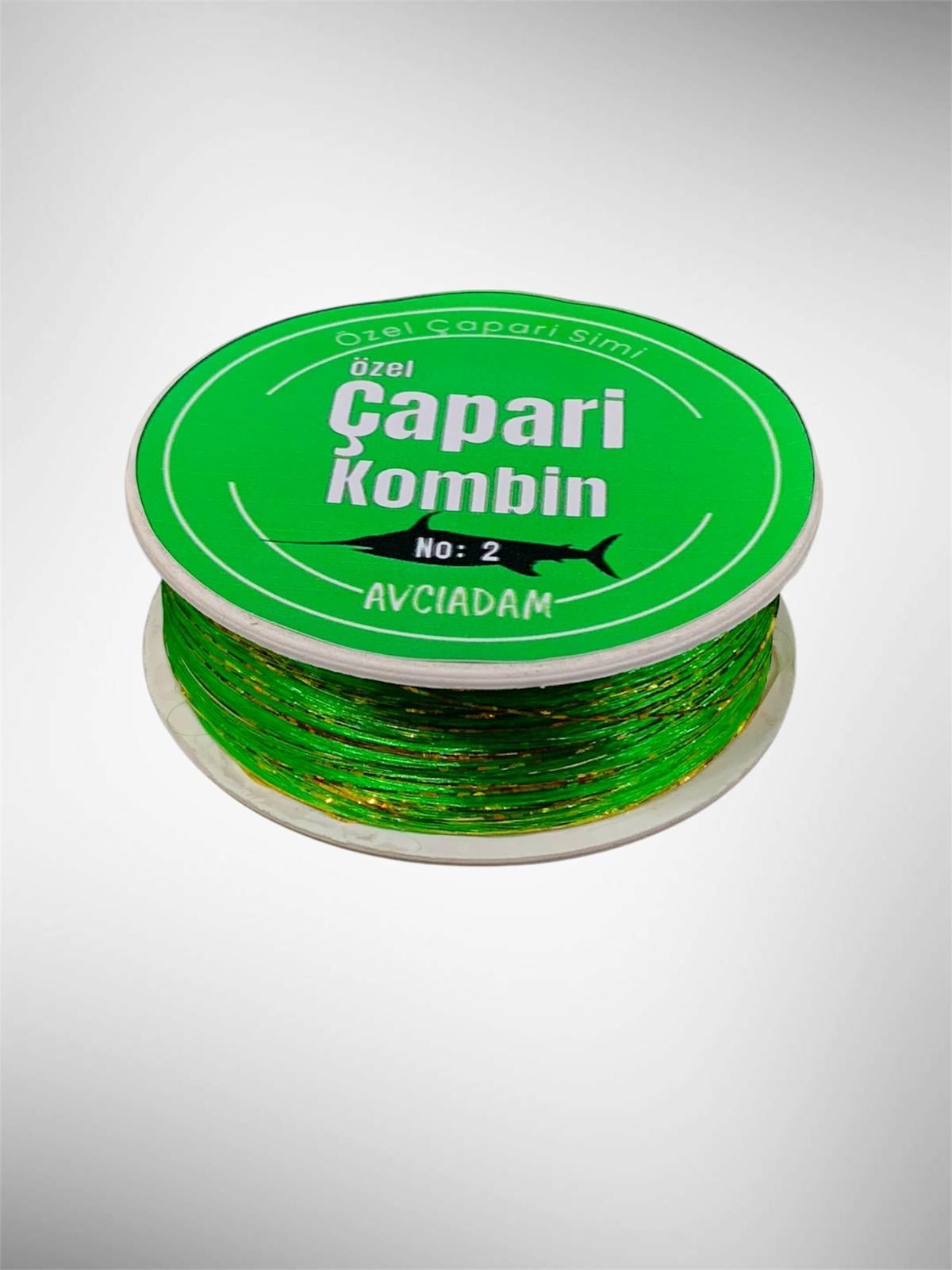 Çapari Kombini - Yeşil Organze & Sarı Hologram