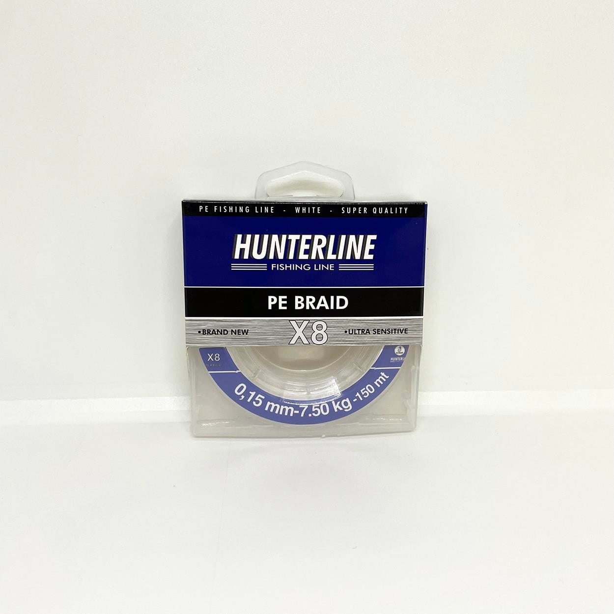 Hunterline Pe Braid x8 0,15mm İp Misina - 150 Mt