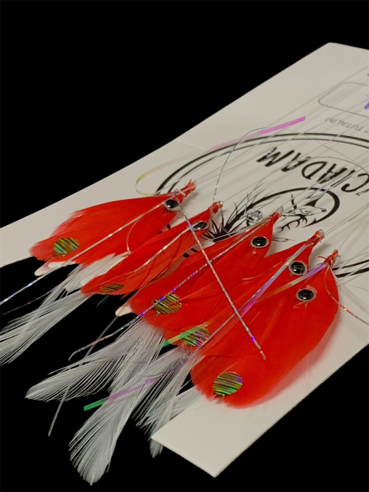 Tüy Çapari Beyaz Üstü Kırmızı