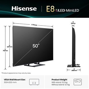 HISENSE 50E8Q 50