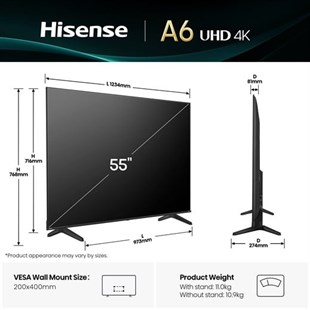 HISENSE 55A69Q 55