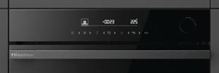 HISENSE BSA66346ADBGWIFI 77 LT. BUHAR DESTEKLİ ANKASTRE CAM FIRIN SİYAH