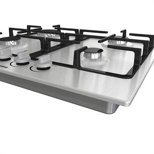 HISENSE GM643XF 4 GÖZLÜ GAZLI 60CM ANKASTRE OCAK INOX