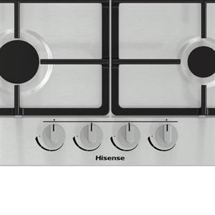HISENSE GM643XF 4 GÖZLÜ GAZLI 60CM ANKASTRE OCAK INOX