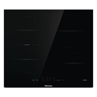 HISENSE IH643S7 4 GÖZLÜ 60 CM CAM İNDÜKSIYON ANKASTRE OCAK SİYAH