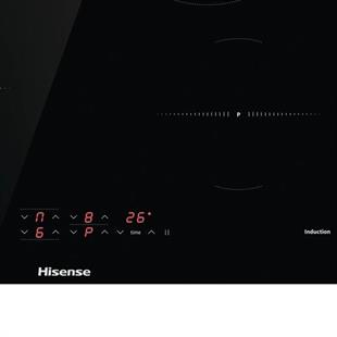 HISENSE IH643S7 4 GÖZLÜ 60 CM CAM İNDÜKSIYON ANKASTRE OCAK SİYAH