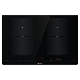 HISENSE IHS846S 4 GÖZLÜ 80CM CAM İNDÜKSİYON ANKASTRE OCAK SİYAH