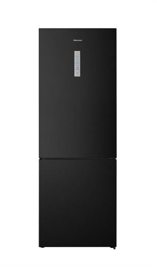 HISENSE RB645N4BFE 495 Lt. ÇİFT KAPILI NO FROST INV.  KOMBİ BUZDOLABI SİYAH