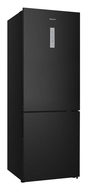 HISENSE RB645N4BFE 495 Lt. ÇİFT KAPILI NO FROST INV.  KOMBİ BUZDOLABI SİYAH