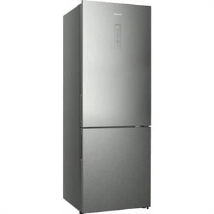 HISENSE RB645N4BIE 495 LT. ÇİFT KAPILI NO FROST INV. KOMBİ BUZDOLABI INOX