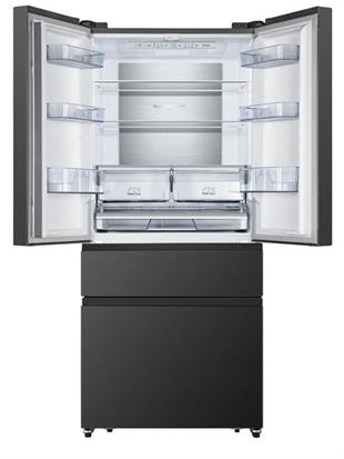HISENSE RF540N4SBF2 SİYAH 480 LT. FRENCH DOOR  NOFROST A++ BUZDOLABI