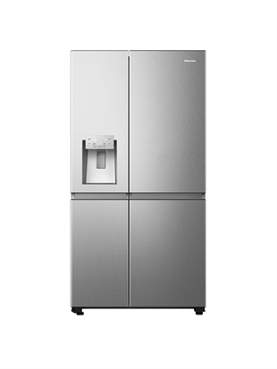 HISENSE RS818N4TIE 632 LT. GARDIROP TİPİ NO FROST SU VE BUZ HAZNELİ BUZDOLABI INOX