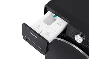 HISENSE WD5S1045BB 10,5 KG YIKAMA 6 KG KURUTMA 1400 DEVİR KURUTMALI ÇAMAŞIR MAKİNESİ SİYAH