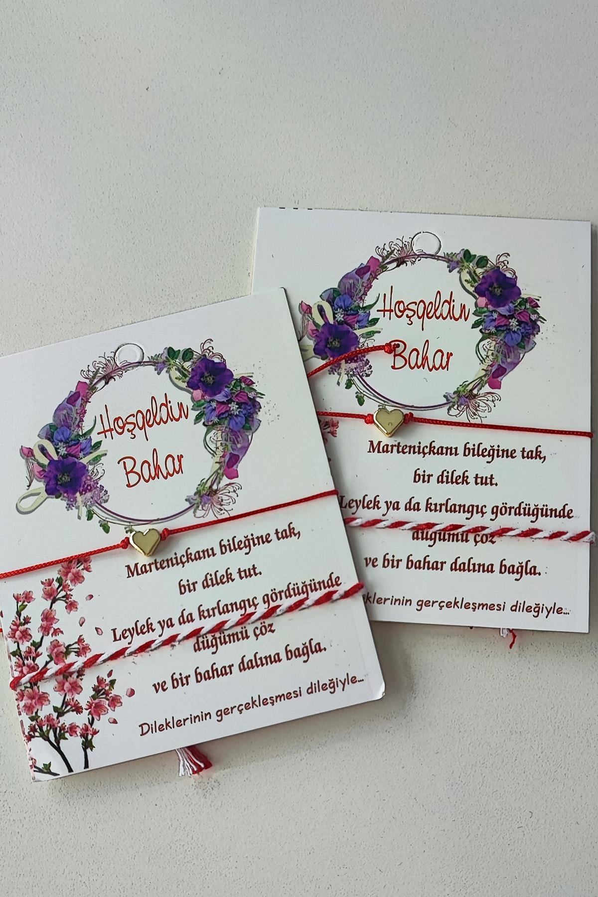 (2 ADET) Nazar Boncuklu Şans Bilekliği Marteniçka (Ayrı Ayrı Kartlıdır)