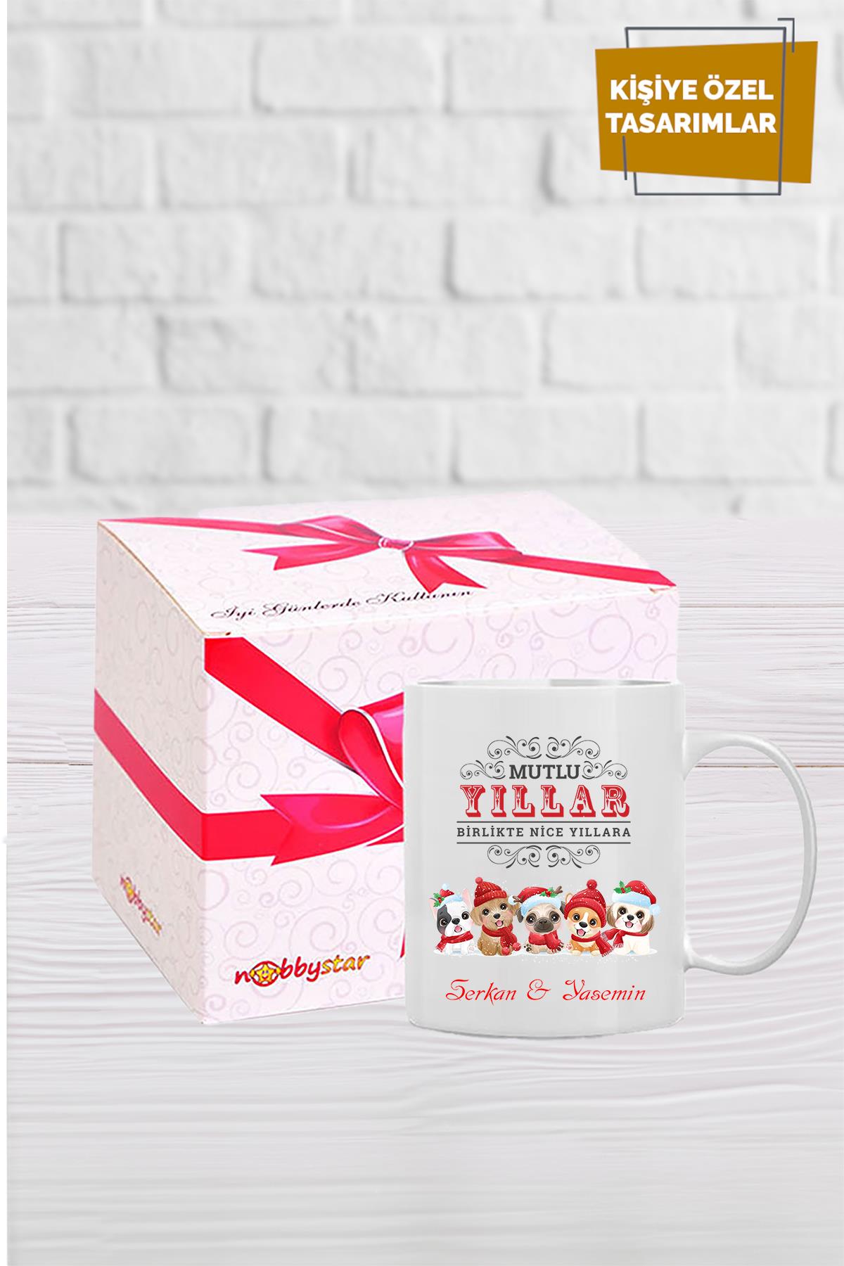 Yılbaşıya Özel Kupa Bardak 