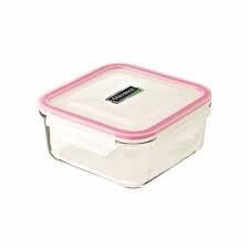 GLASSLOCK KARE CAM SAKLAMA KABI 900ML