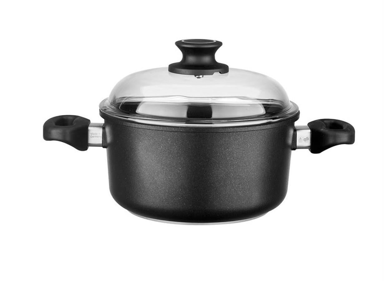 LEGGNO DÖKÜM DERİN TENCERE 20 CM PYREX KAPAK