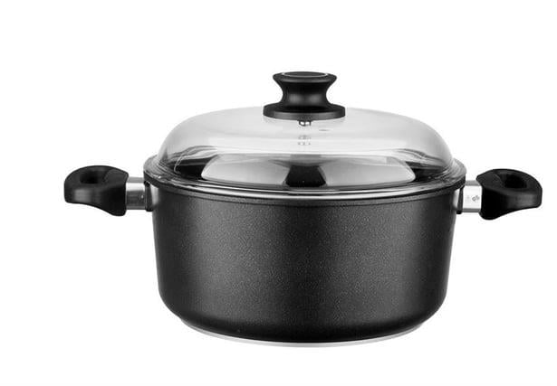 LEGGNO DÖKÜM DERİN TENCERE 24 CM PYREX KAPAK