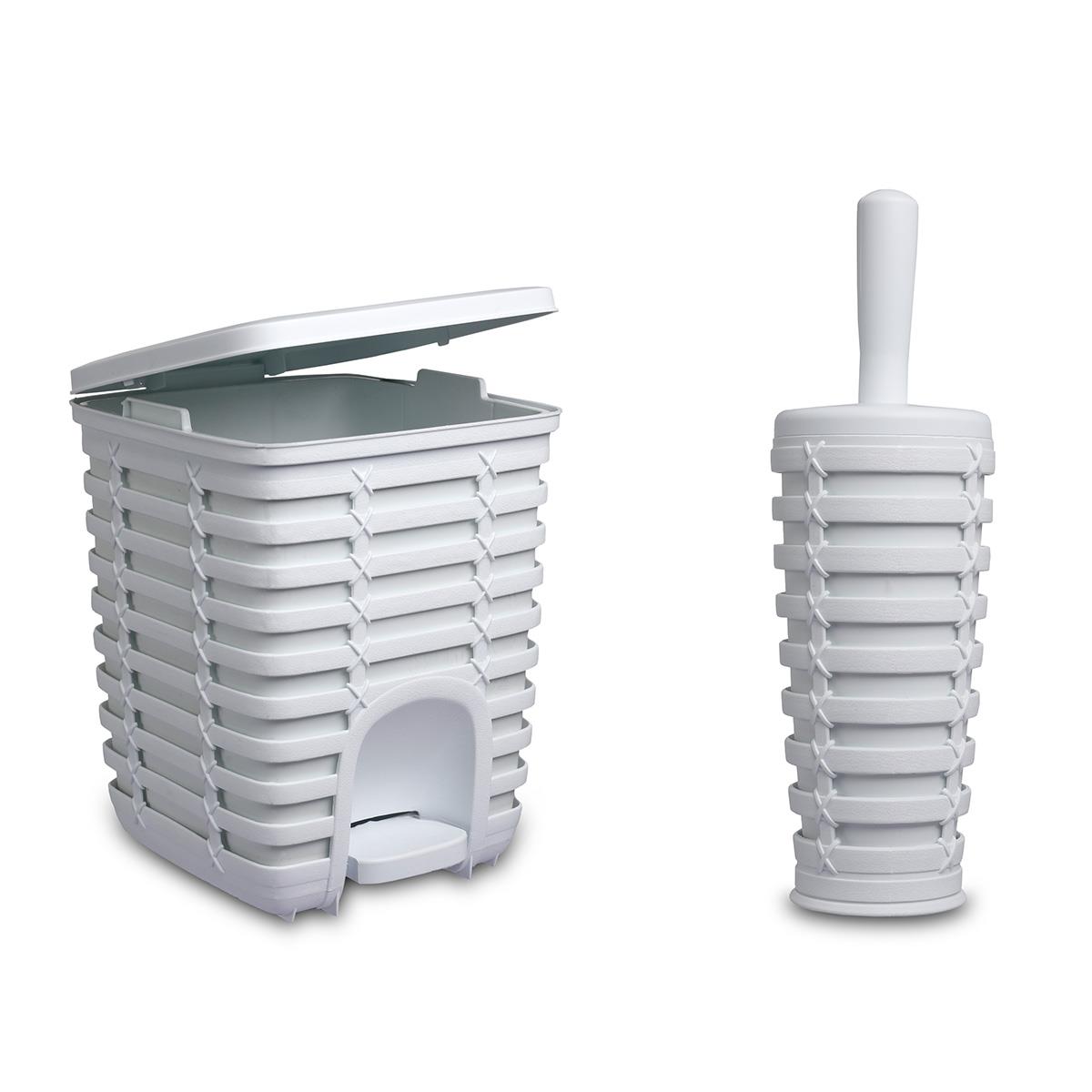 PRİMANOVA PALM 5Lİ BANYO SETİ BEYAZ