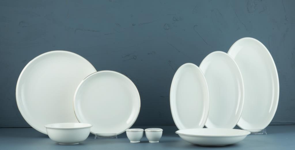 EVALİZA GOLD ELEGANT YEMEK TAKIMI 30 PRÇ
