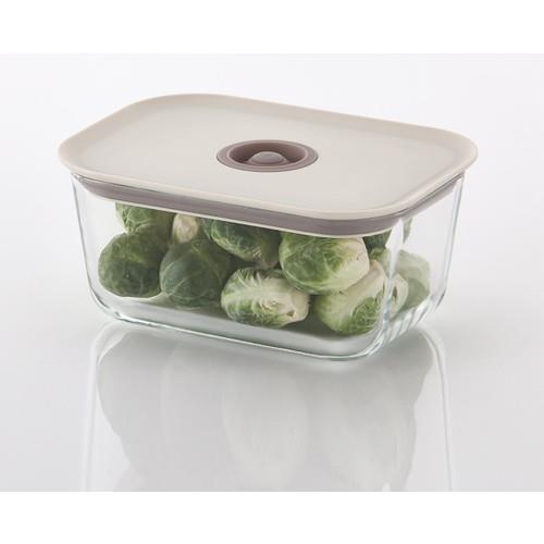 FİKA CLIK DİKDÖRTGEN SAKLAMA KABI 800ML BEJ