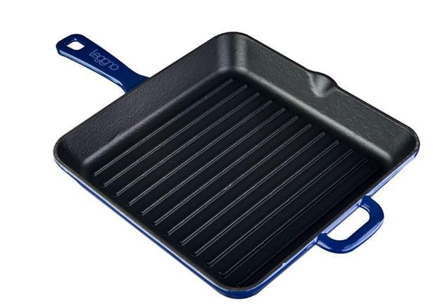 LEGGNO 24*24 CM IZGARA TAVA MAVİ