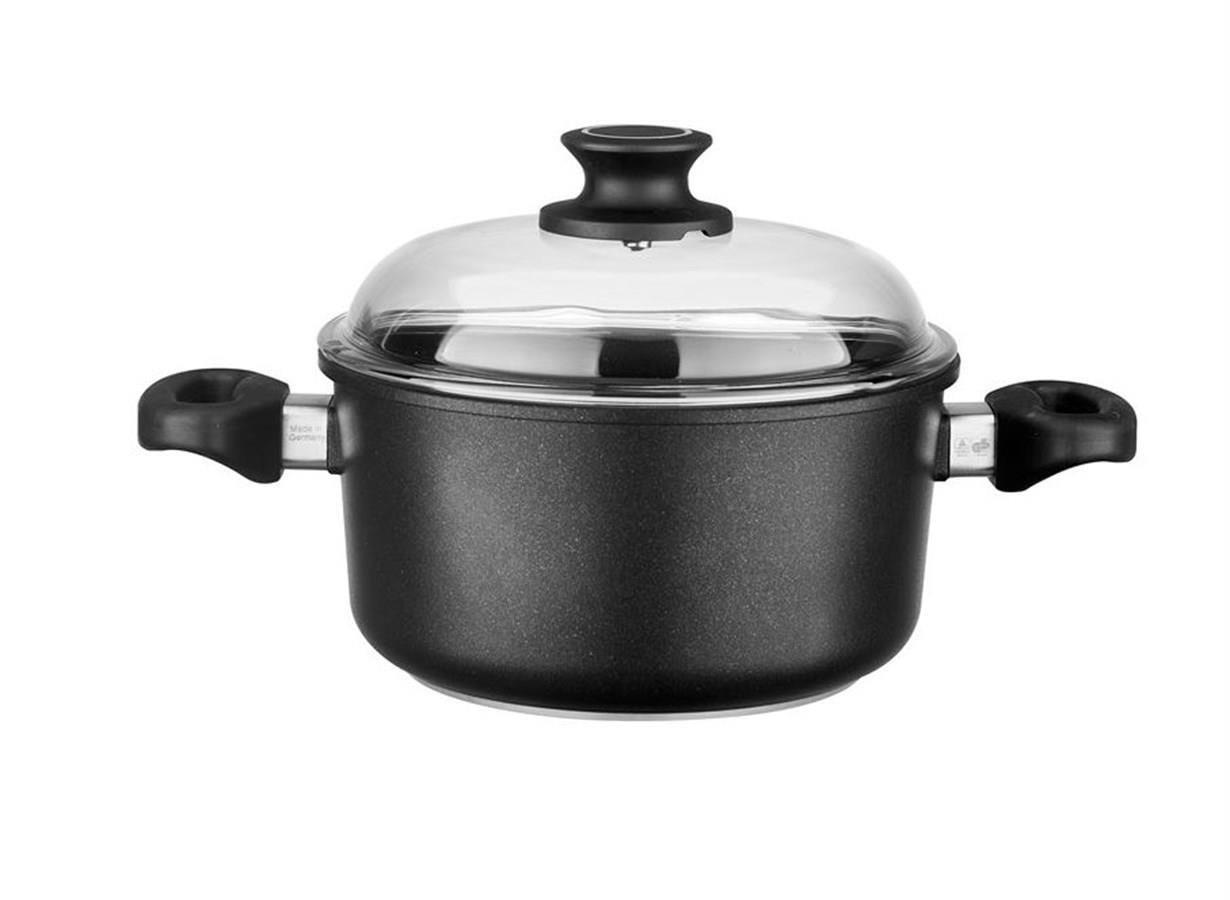 LEGGNO DÖKÜM DERİN TENCERE 20 CM PYREX KAPAK
