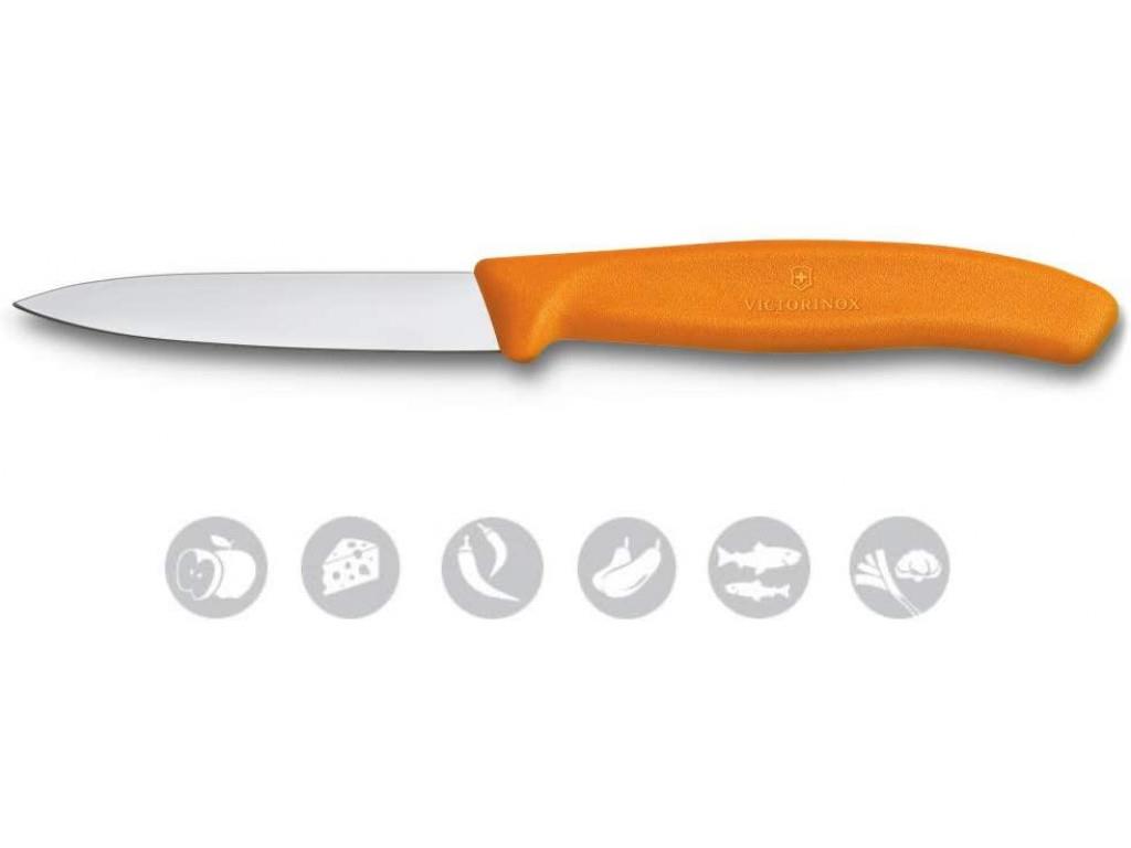 VICTORINOX SOYMA BIÇAĞI 8 CM DÜZ TURUNCU
