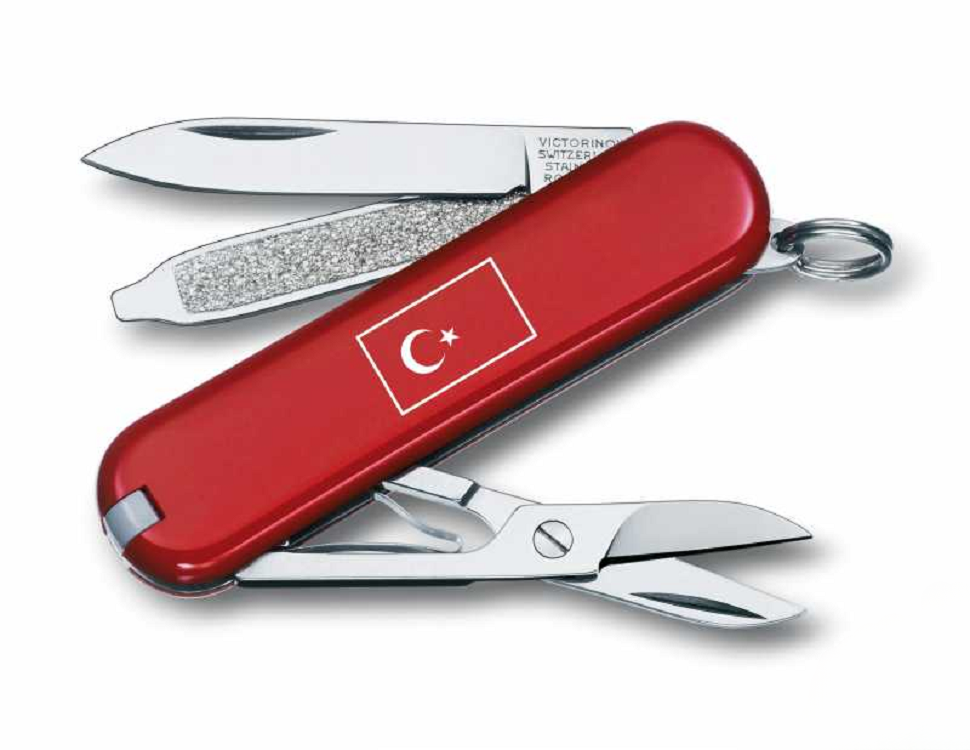 VICTORINOX TÜRK BAYRAKLI ÇAKI-KIRMIZI