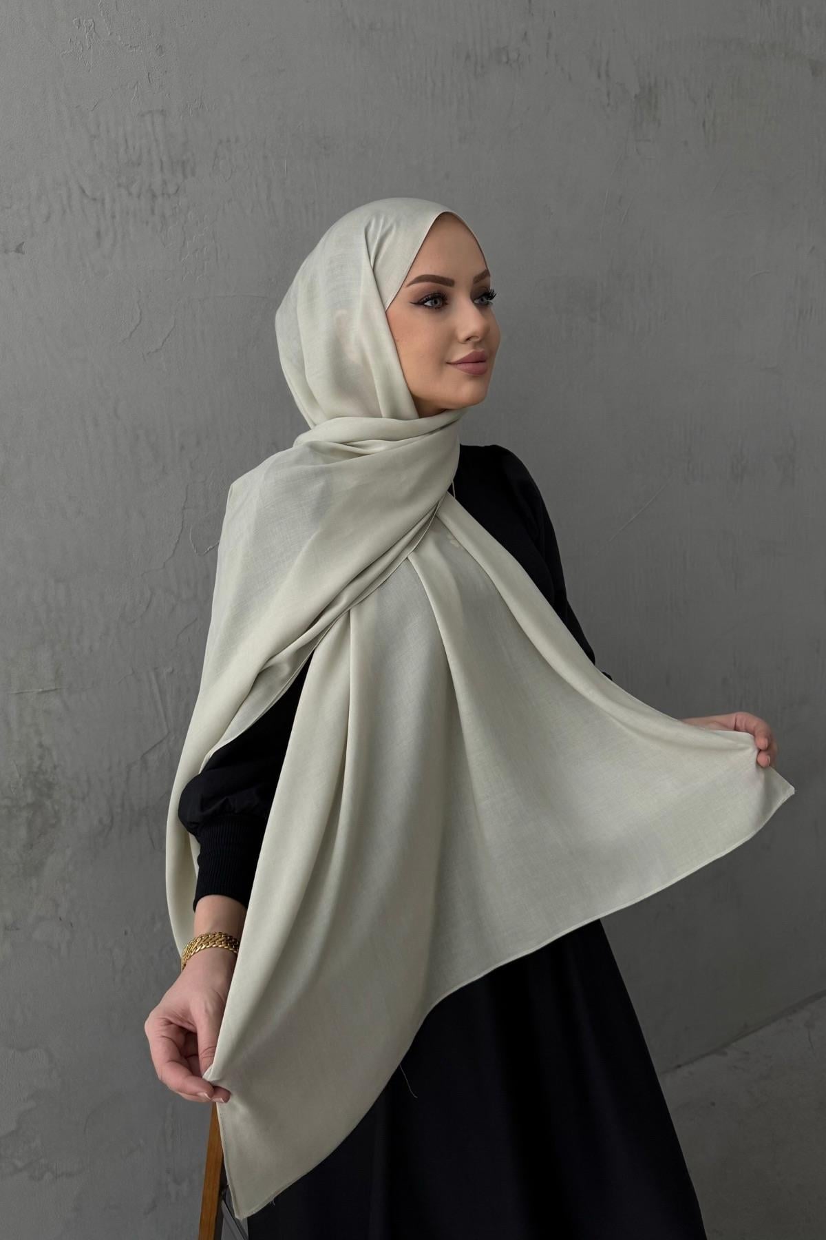 Bej Royal %100 Pamuk Şal 