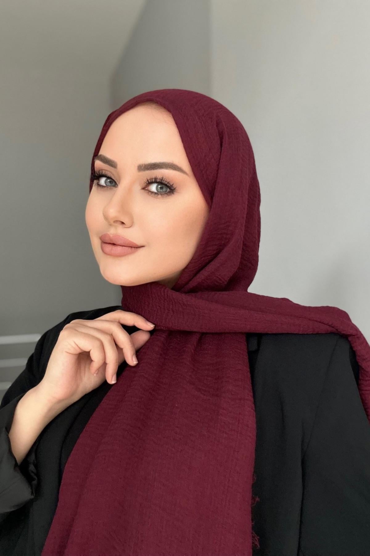 Bordo Bürümcük Şal