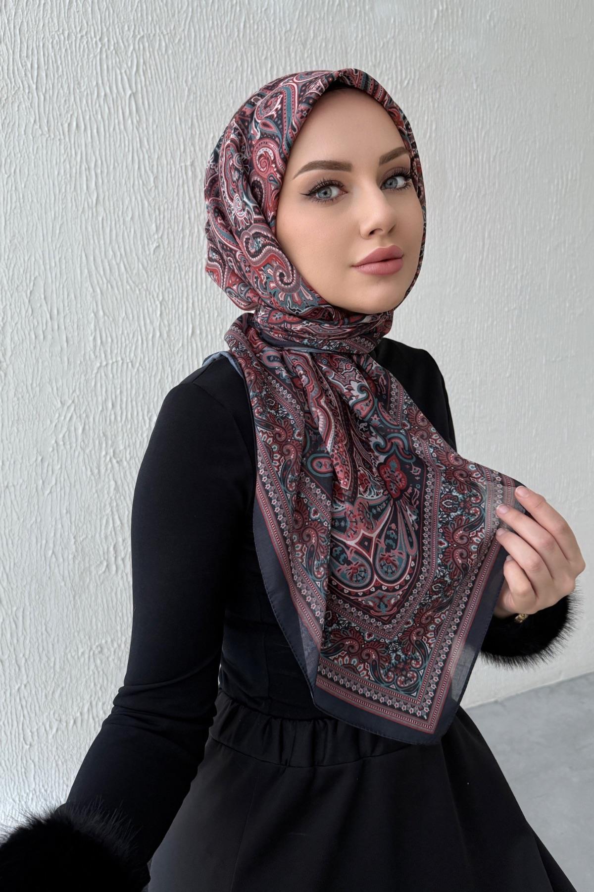 Feride Bohem Modal İpek Eşarp
