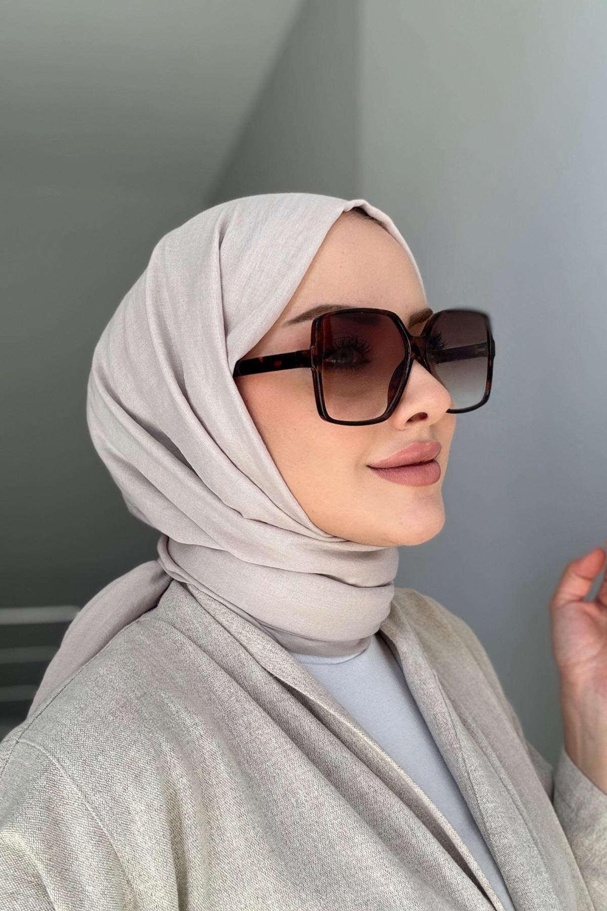 Fresh Pamuk Şal Açık Bej