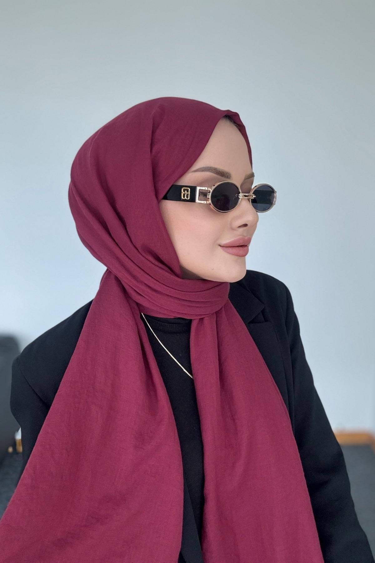 Fresh Pamuk Şal Bordo