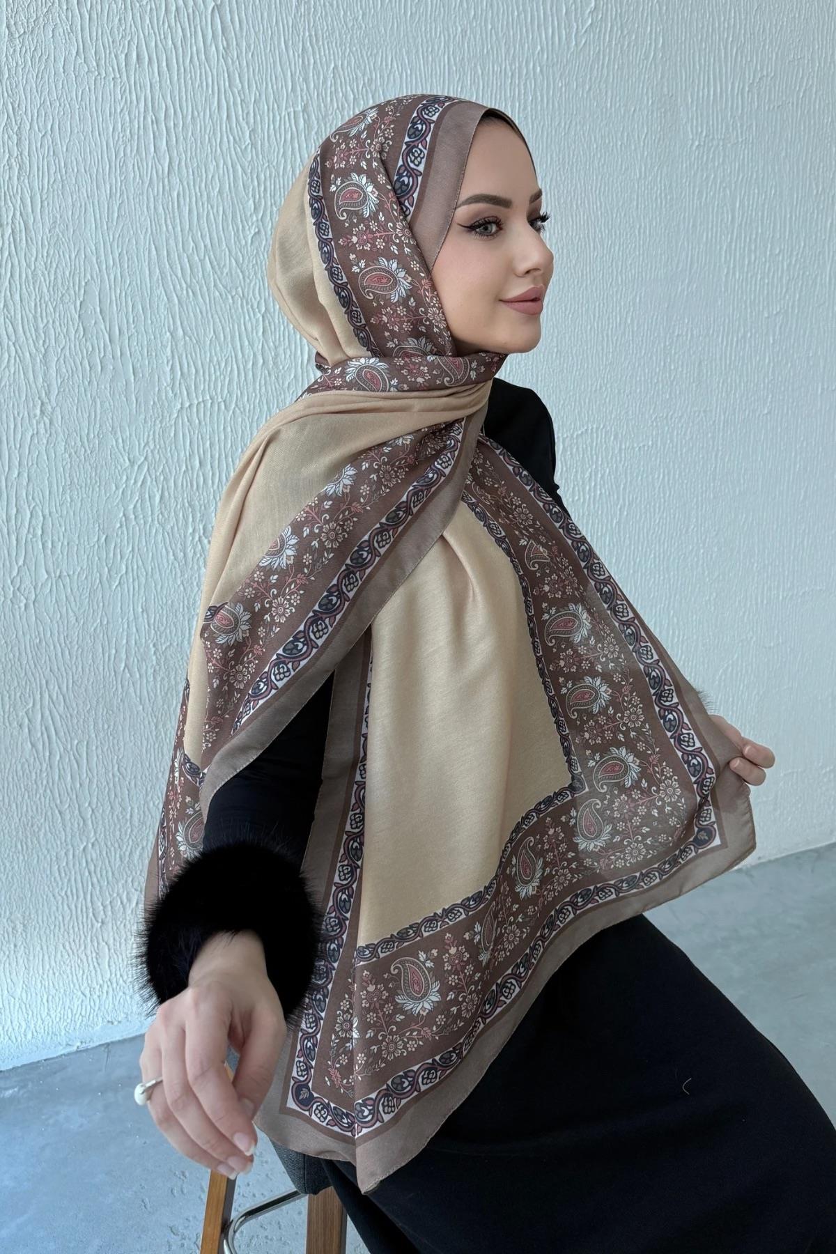 Kahverengi Elmas Etro Soft Şal