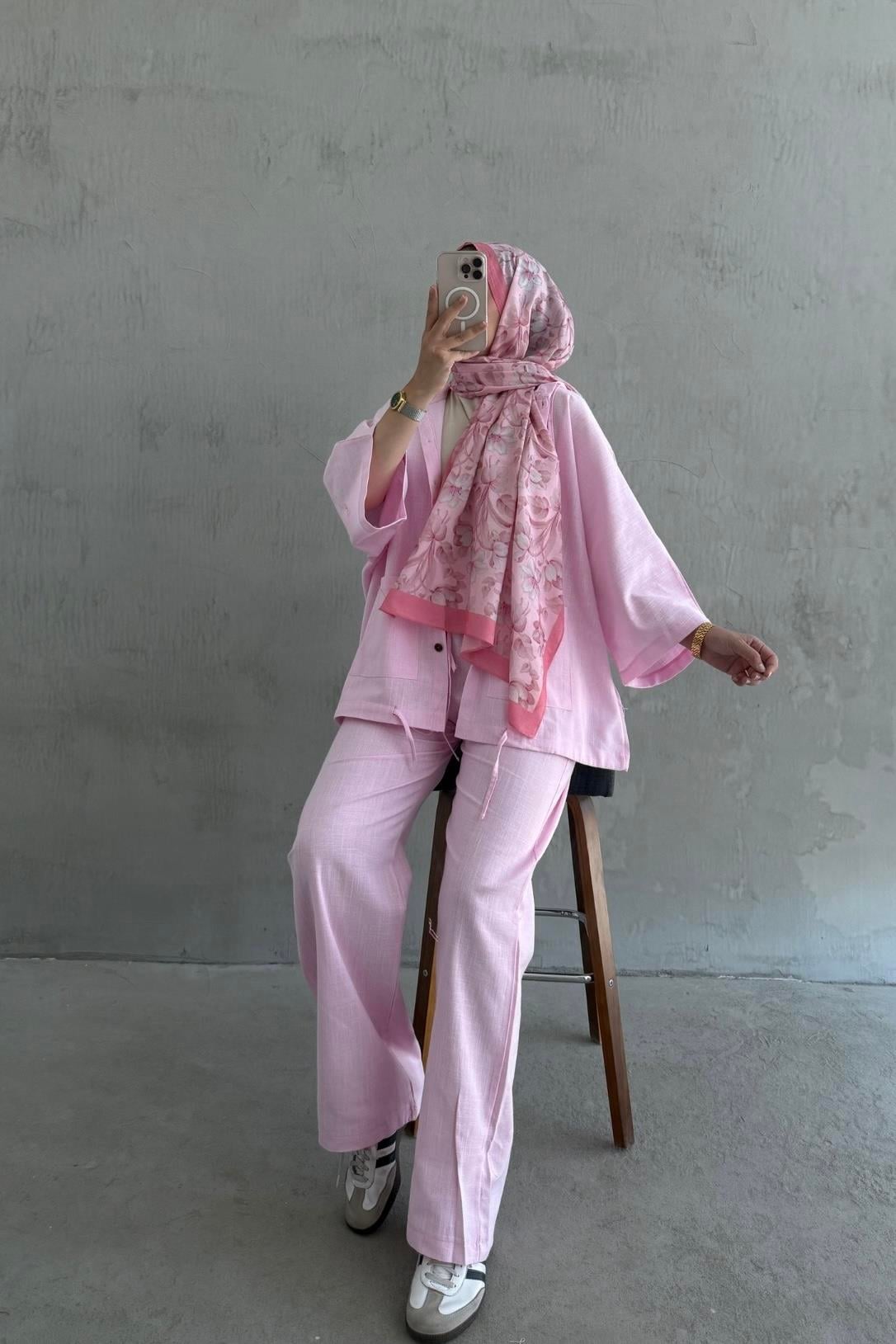 Keten Takım Pembe