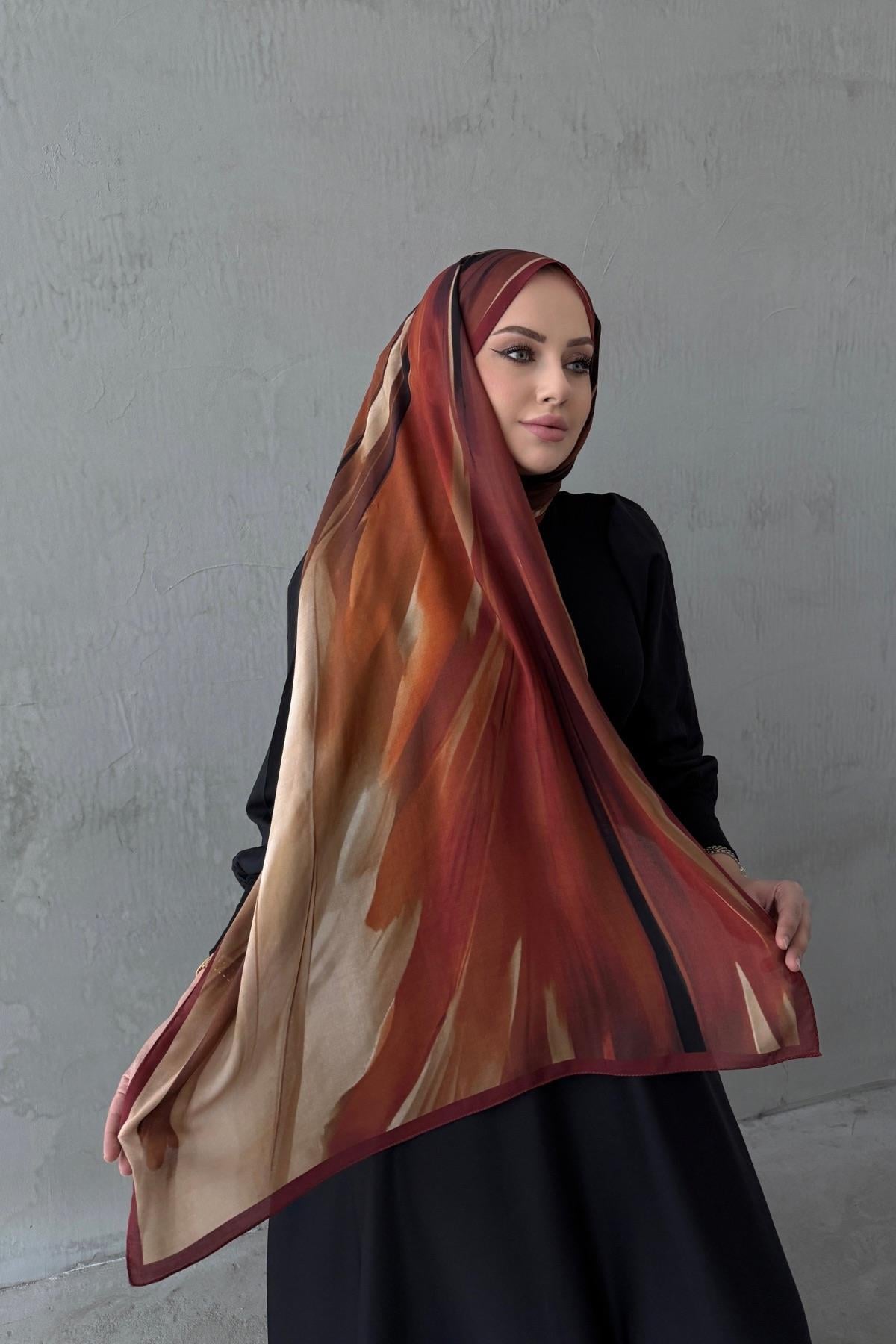 Kiremit Beyzade %100 Pamuk Şal 