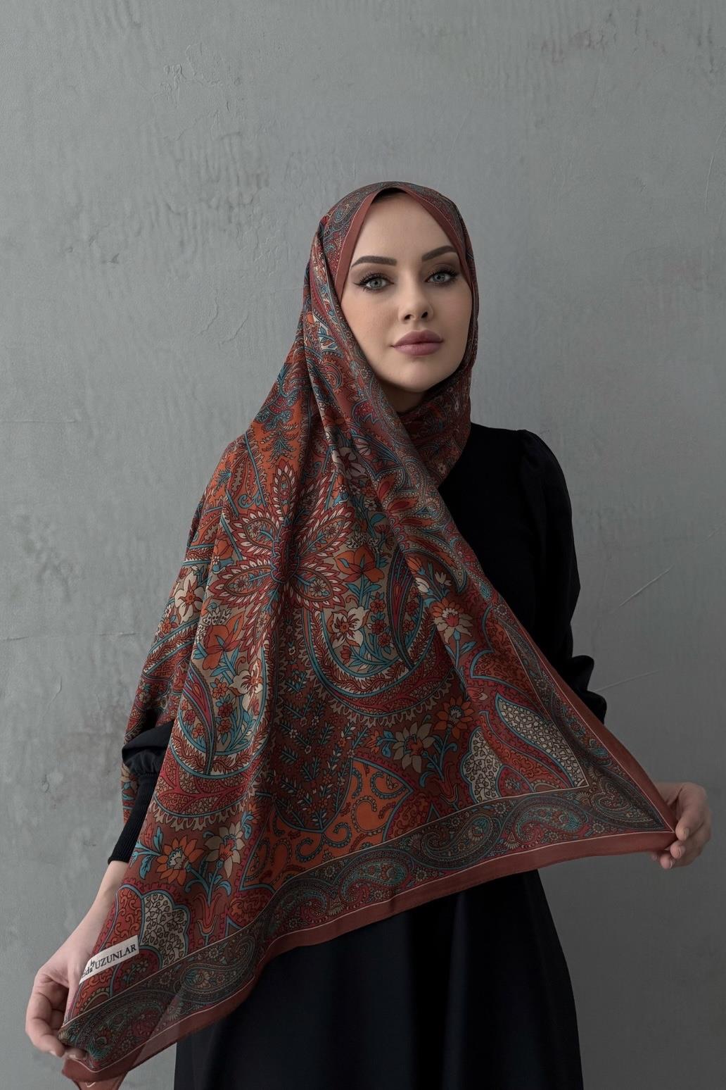 Kiremit Esme %100 Koza Pamuk Şal 