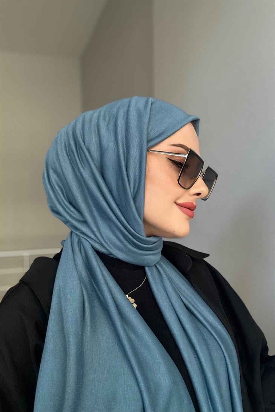 Mavi Penye Şal