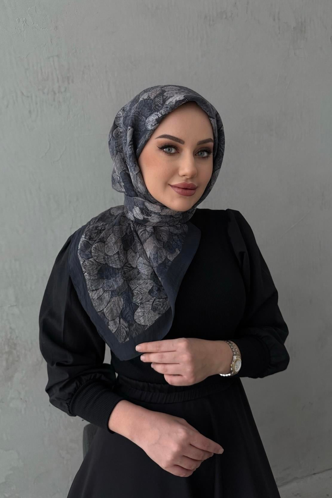 Siyah Elsa Tensel Eşarp