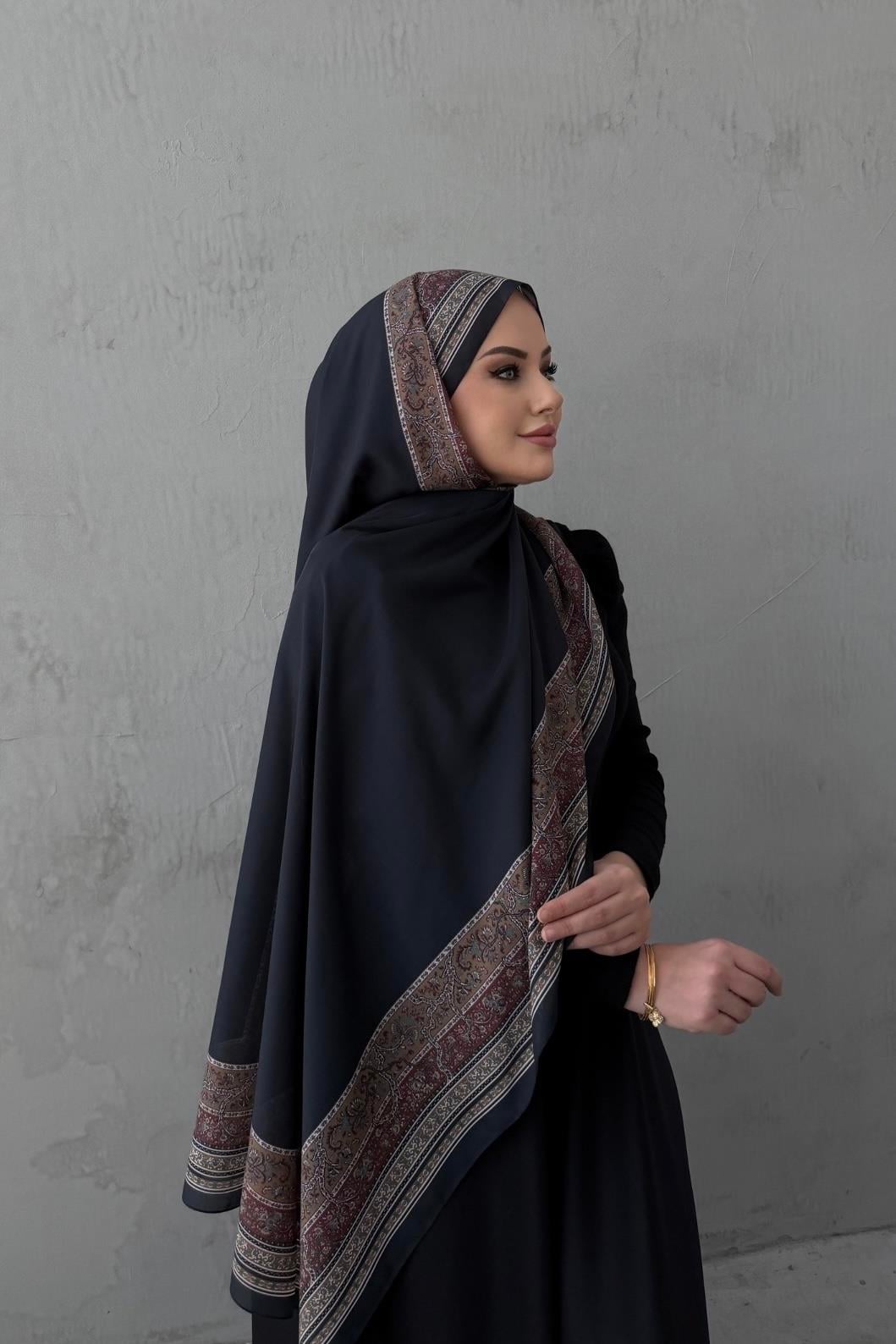 Siyah Zerem İthal Kumlu Şal