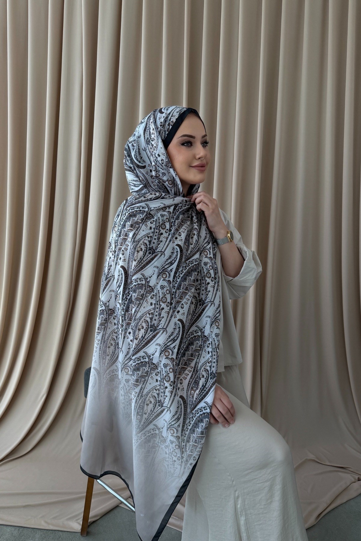 SiyahTaş Esila Modal İpel Şal