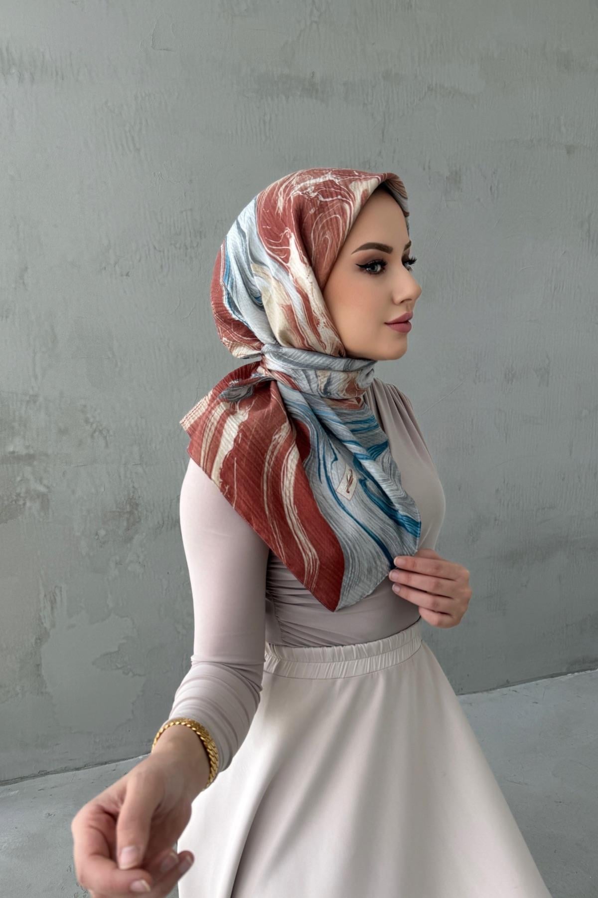 Tarçın Masal Naturel Eşarp 